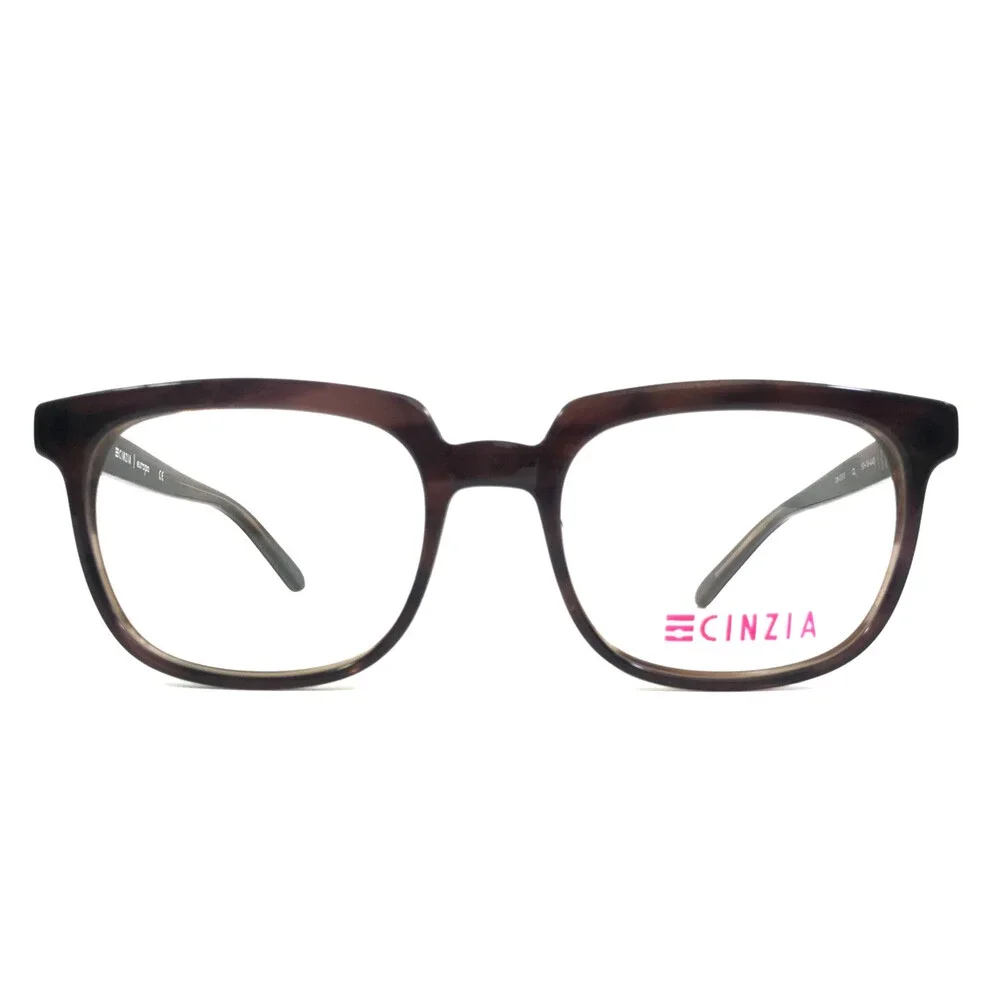 Cinzia Eyeglasses Frames CIN-5063 C2 Brown Tortoise Square Full Rim 50-18-140